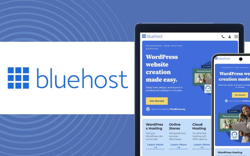 công ty hosting Bluehost