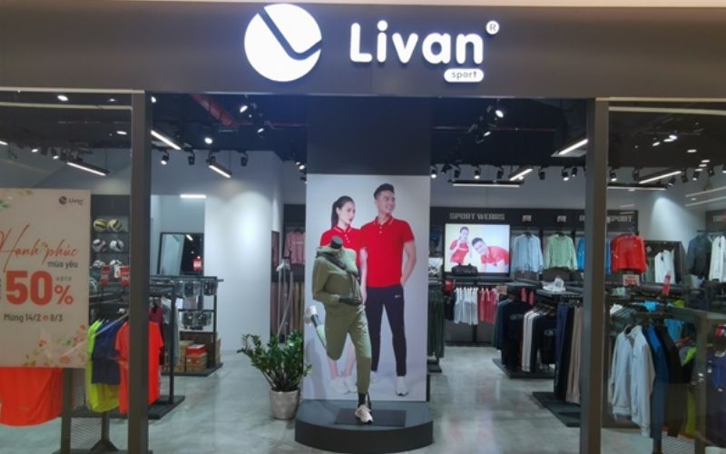 shop quần áo thể thao LIVAN