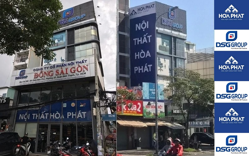 Cửa hàng nội thất Hòa Phát