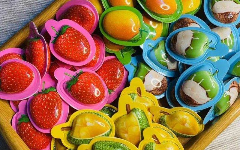 Kẹo sữa dẻo vị trái cây