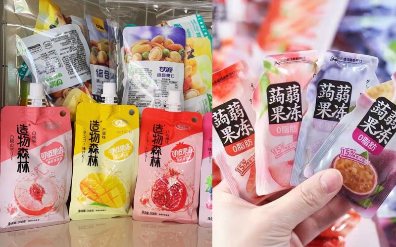Thạch hoa quả mix vị