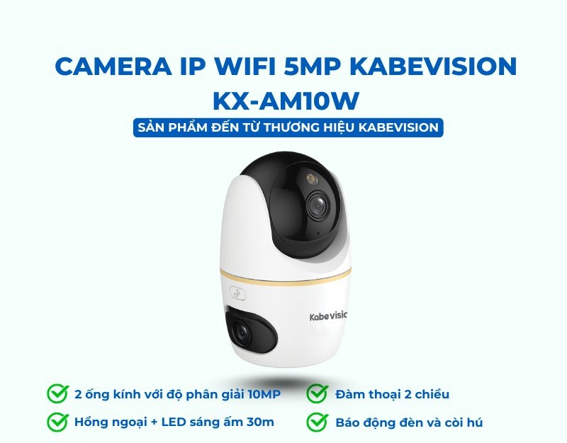 Camera IP WiFi 5MP Kabevision KX-AM10W